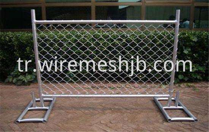 Temporary Mesh Fence